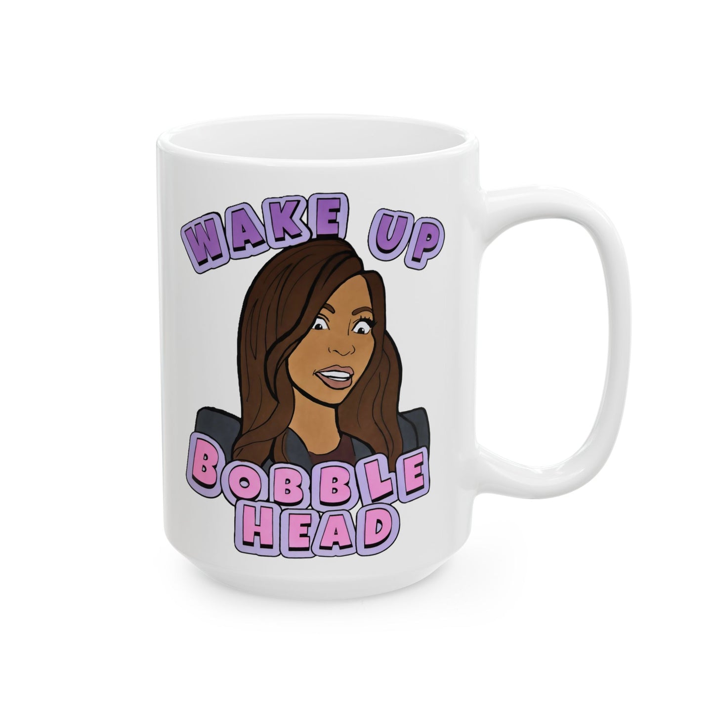 RHOSLC "Wake Up Bobblehead!" featuring Mary Cosby, Ceramic Mug