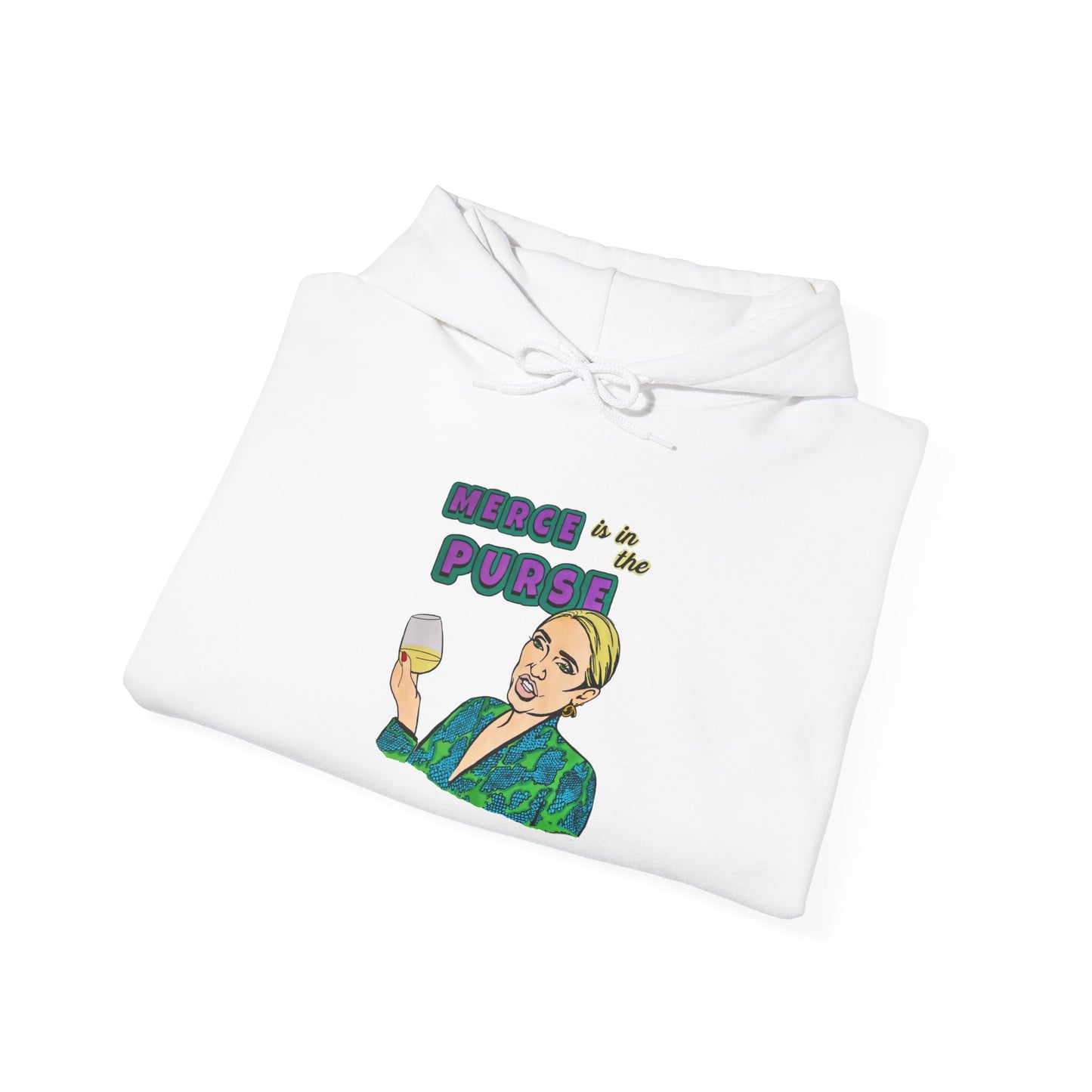 RHOBH Erika "Merce is in the Purse", Unisex Hoodie, featuring Erika Jayne