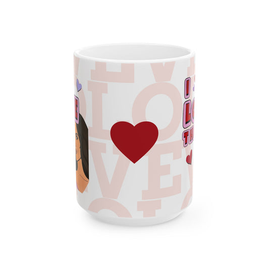RHOSLC Lisa "Love That" Ceramic Mug, (11oz, 15oz) featuring Lisa Barlow