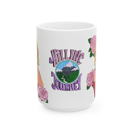 RHOSLC Whitney Rose Hilling Journey, Ceramic Mug (11oz) featuring Whitney Rose