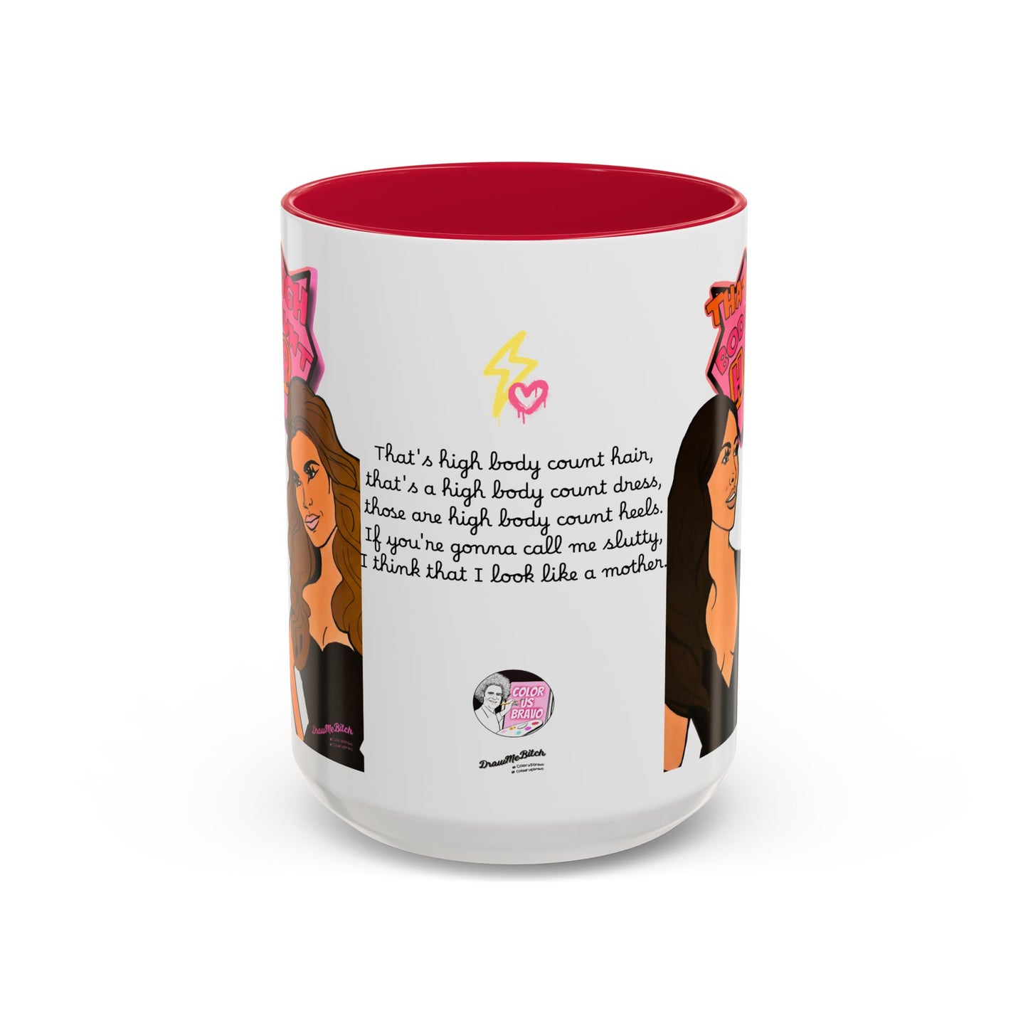 RHOSLC High Body Count Hair, Ceramic Mug, (11oz, 15oz) Featuring Angie K & Britani Bateman