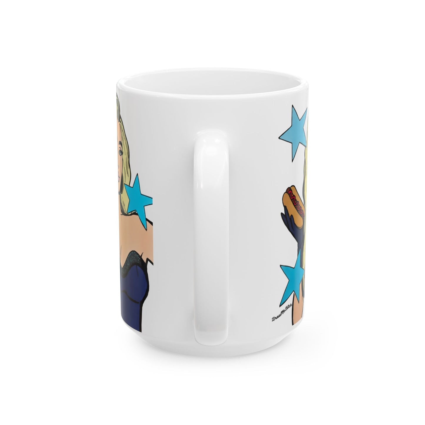 RHOBH Erika & Hot Dog featuring Erika Jayne, Ceramic Mug