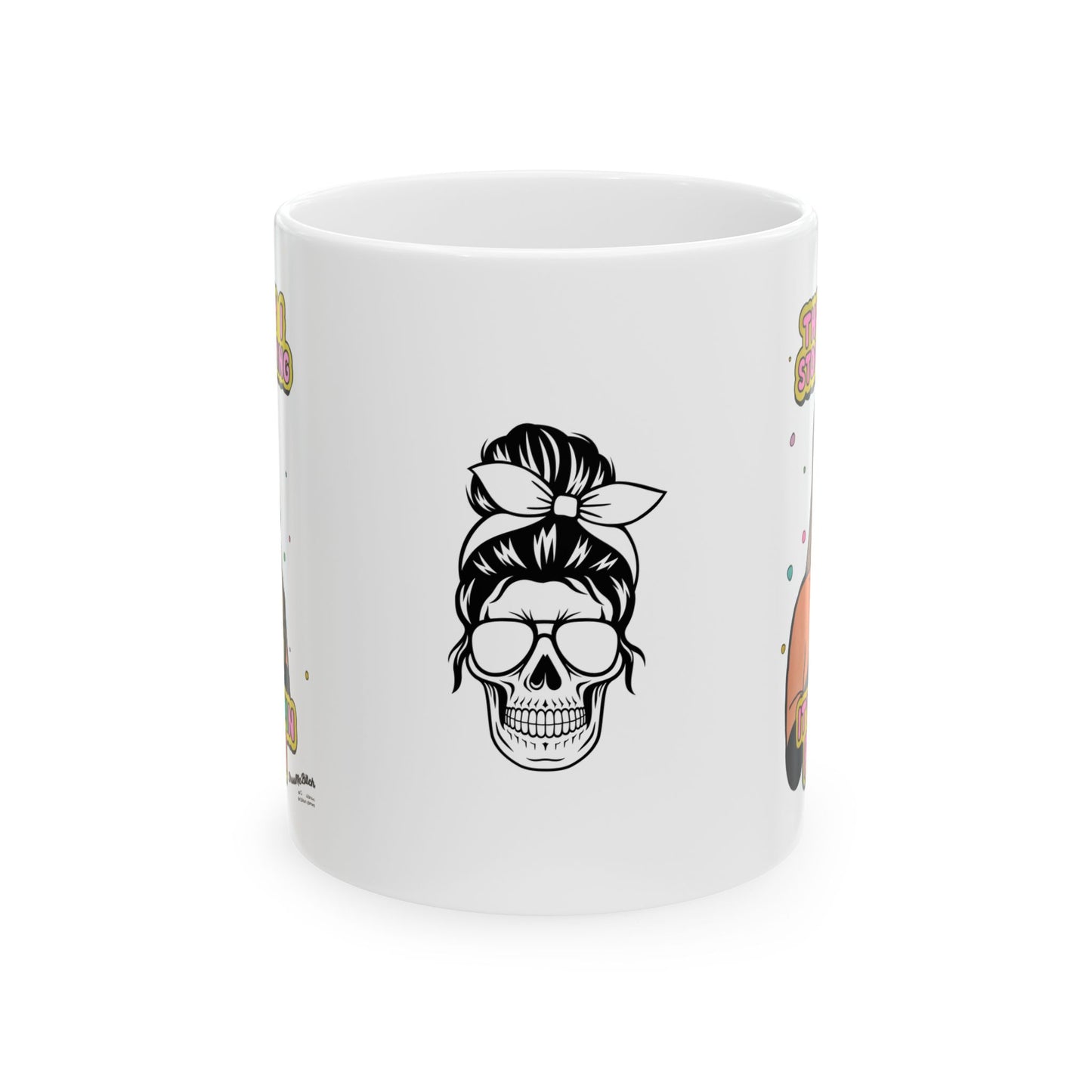 RHOM Lisa Doesn't Drink Poison, Ceramic Mug, (11oz, 15oz) Featuring Lisa Hochstein