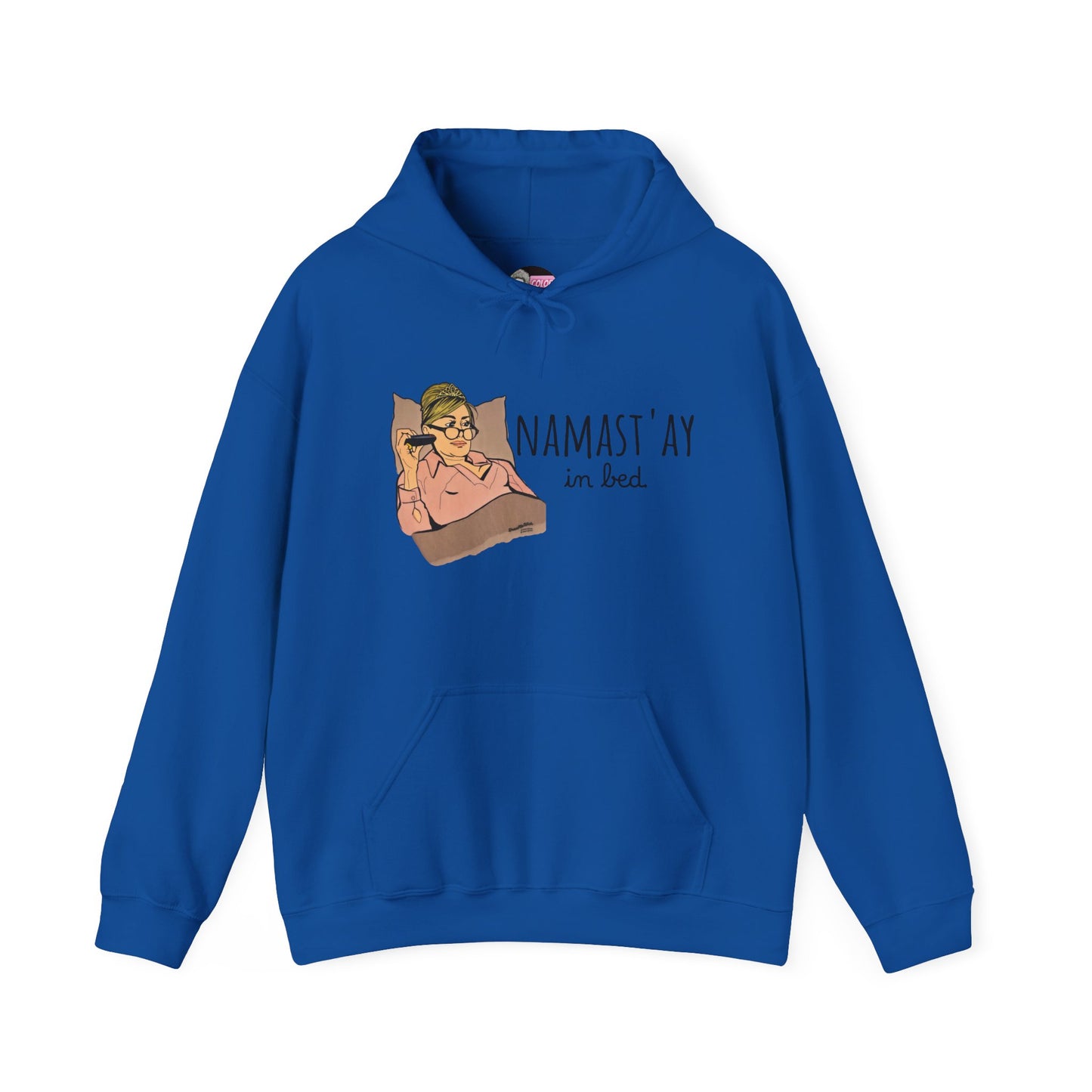 RHONY Sonja in bed with Crown, Unisex Hoodie, featuring Sonja Morgan