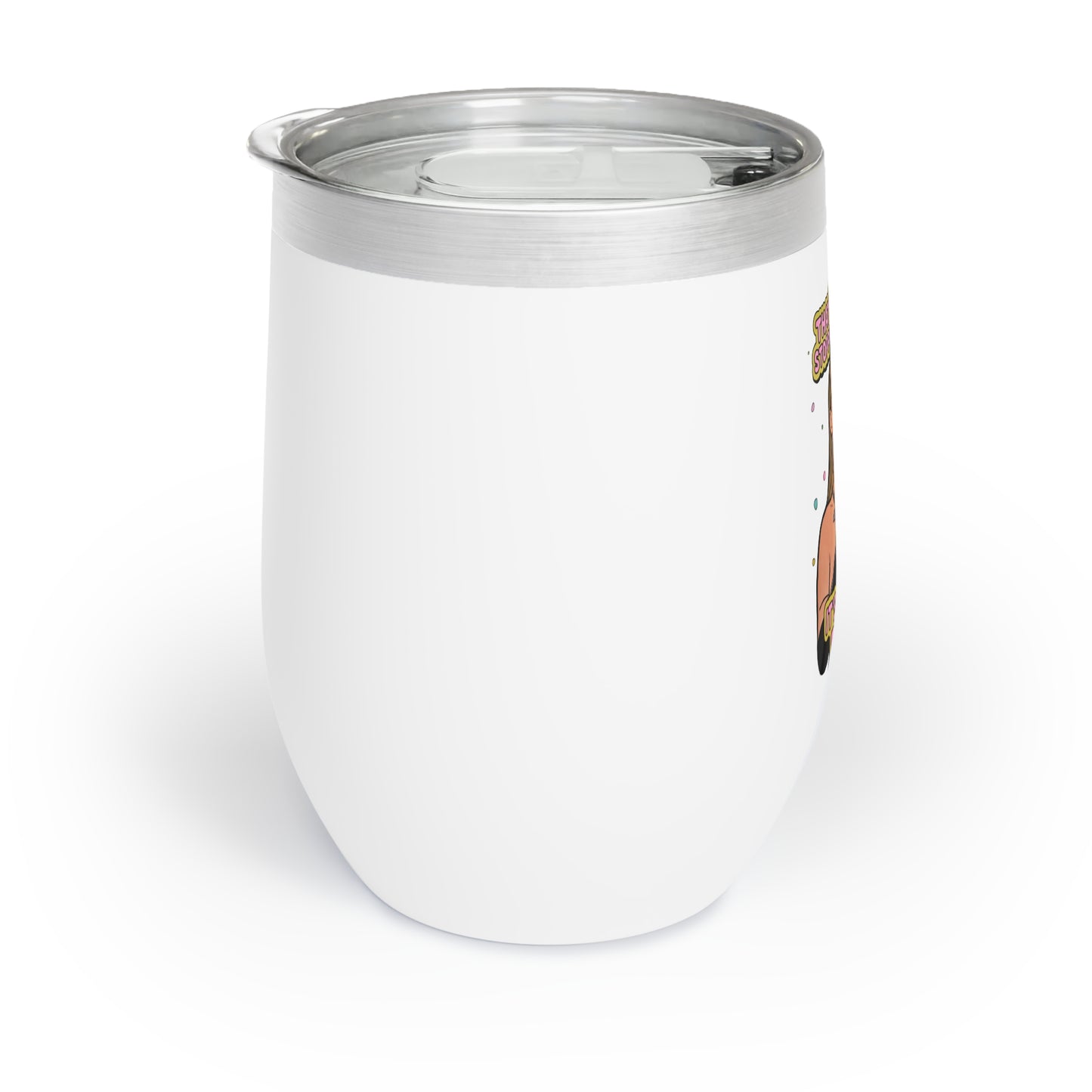 RHOM Lisa Hochstein Doesn't Drink Poison, Chill Wine Tumbler, 12oz Featuring Lisa Hochstein