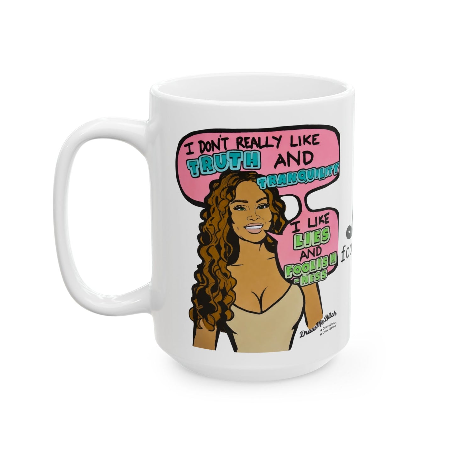 RHOP Gizelle Lies & Foolishness, Ceramic Mug, (11oz, 15oz) Featuring Gizelle Bryant