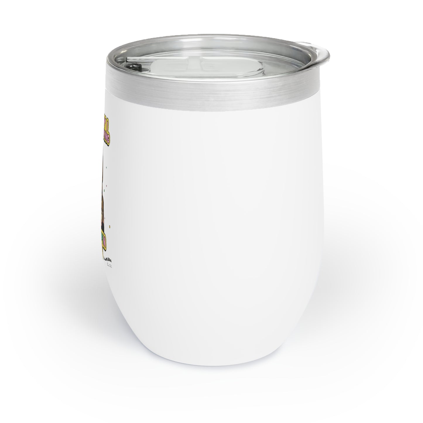 RHOM Lisa Hochstein Doesn't Drink Poison, Chill Wine Tumbler, 12oz Featuring Lisa Hochstein