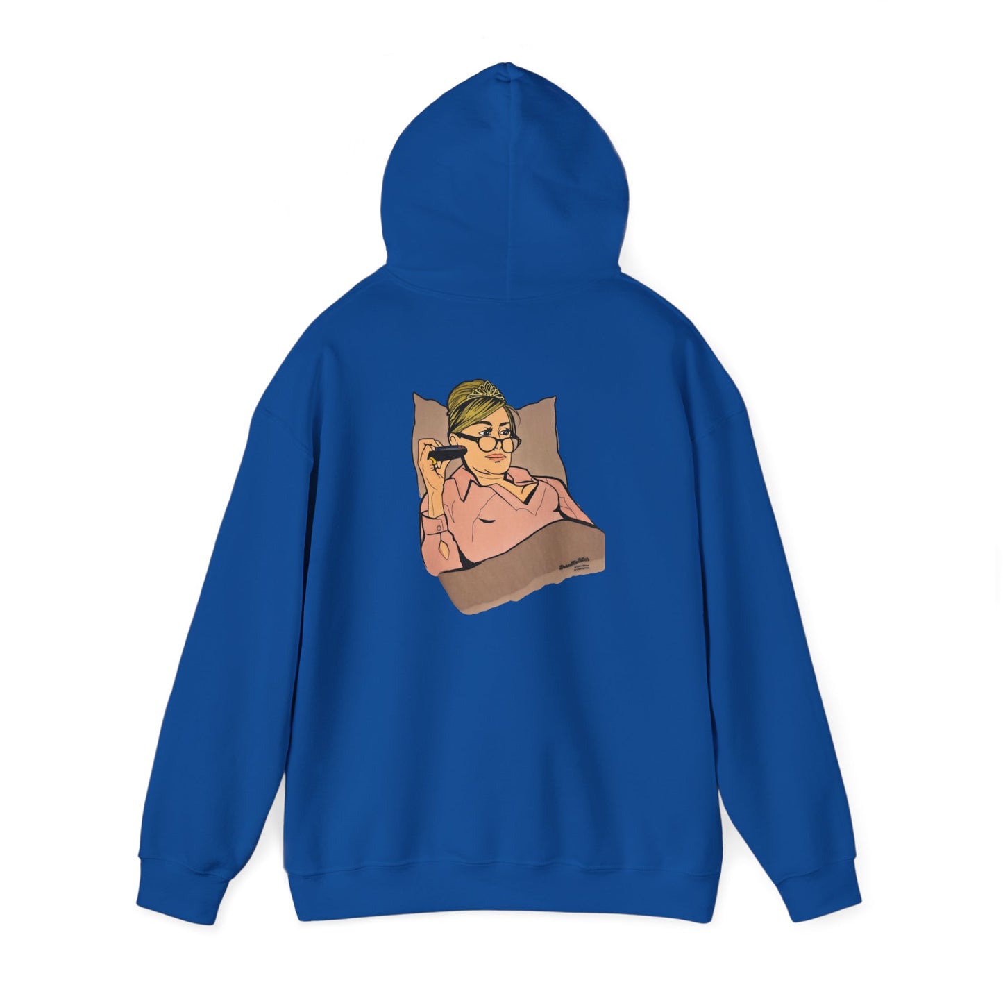 RHONY Sonja in bed with Crown, Unisex Hoodie, featuring Sonja Morgan