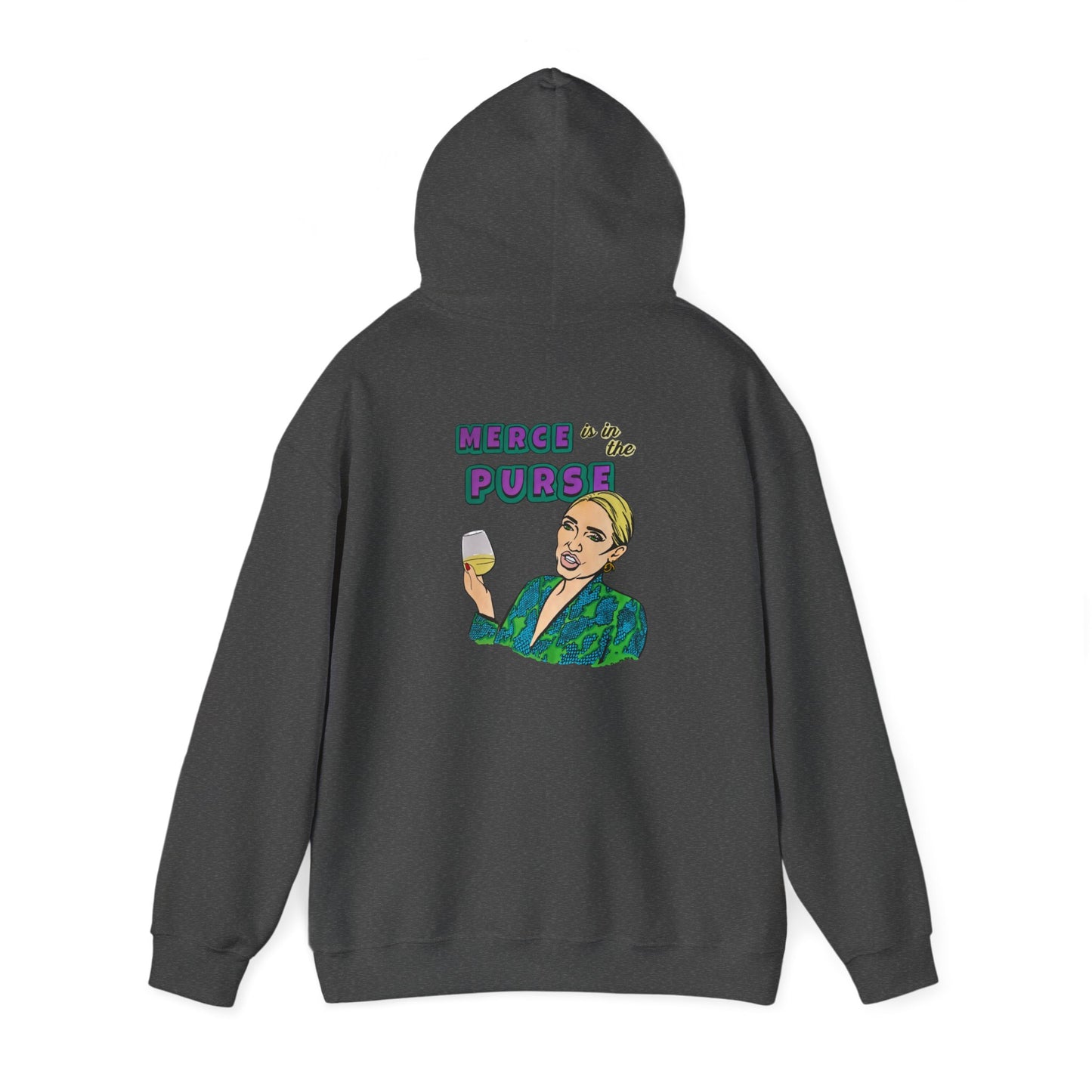 RHOBH Erika "Merce is in the Purse", Unisex Hoodie, featuring Erika Jayne