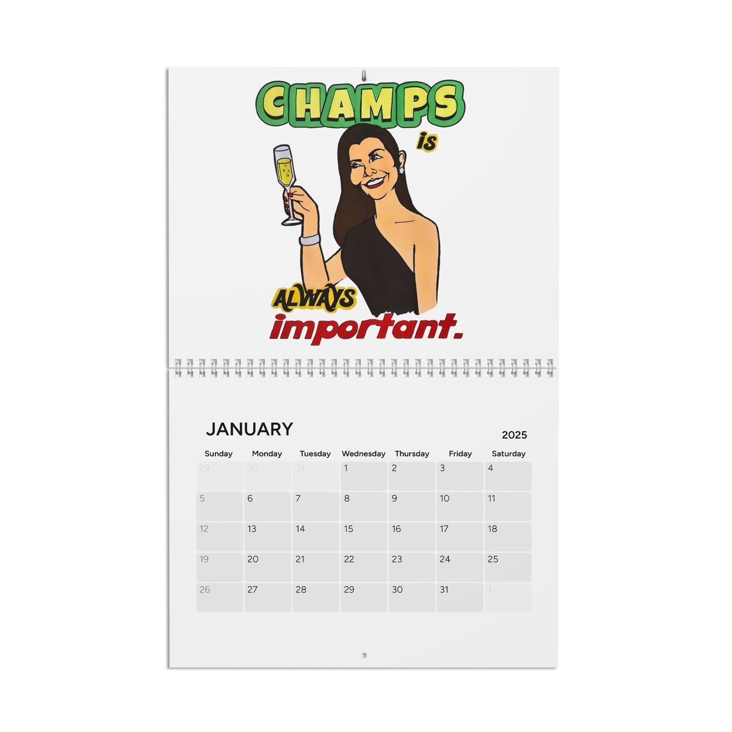 The Real Housewives of 2025, Wall Calendar Featuring Various Real Housewives