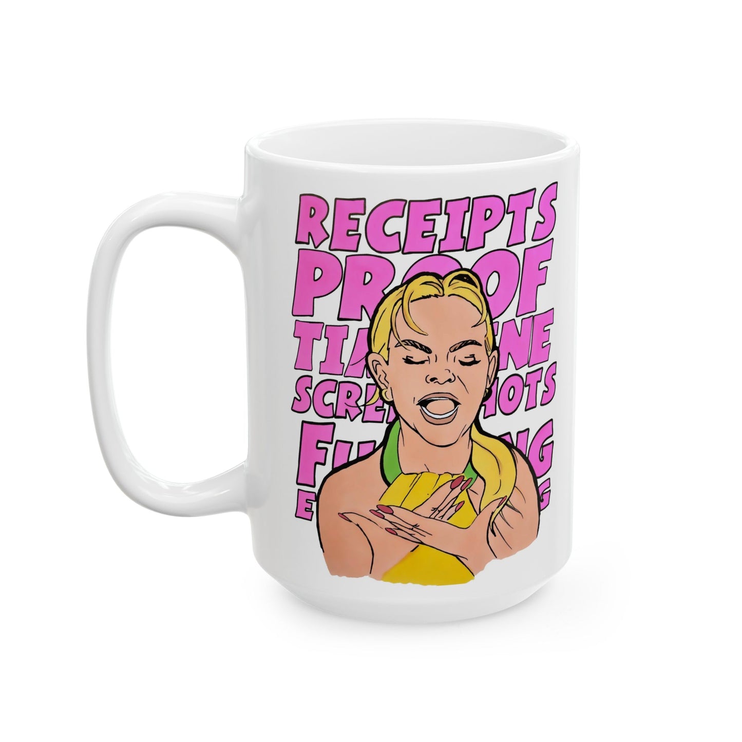 RHOSLC, Iconic Beach Scene featuring SLC Housewives, Ceramic Mug