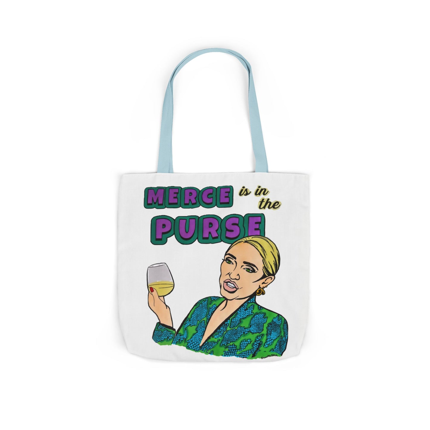 RHOBH Erika "Merce is in the Purse!" Tote Bag featuring Erika Jayne
