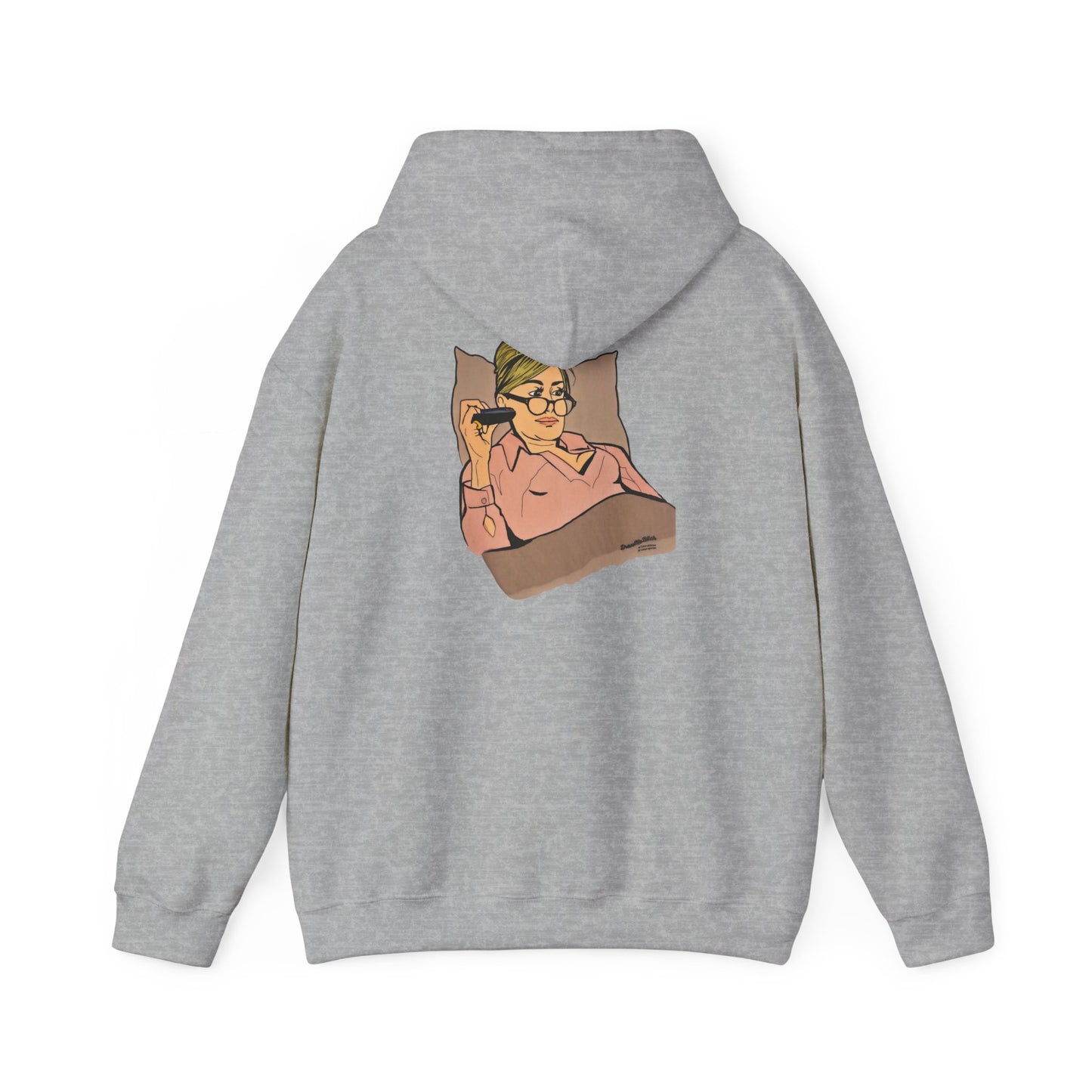 RHONY Sonja in bed with Crown, Unisex Hoodie, featuring Sonja Morgan