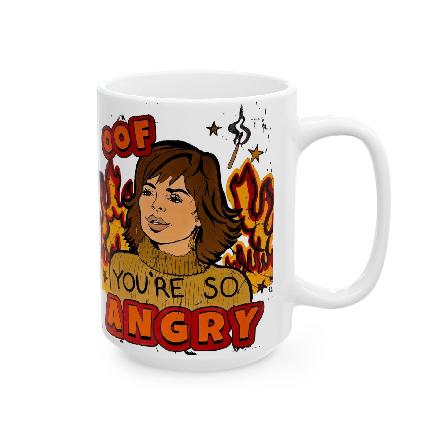 RHOBH "OOF You're Angry" featuring Lisa Rinna, Ceramic Mug
