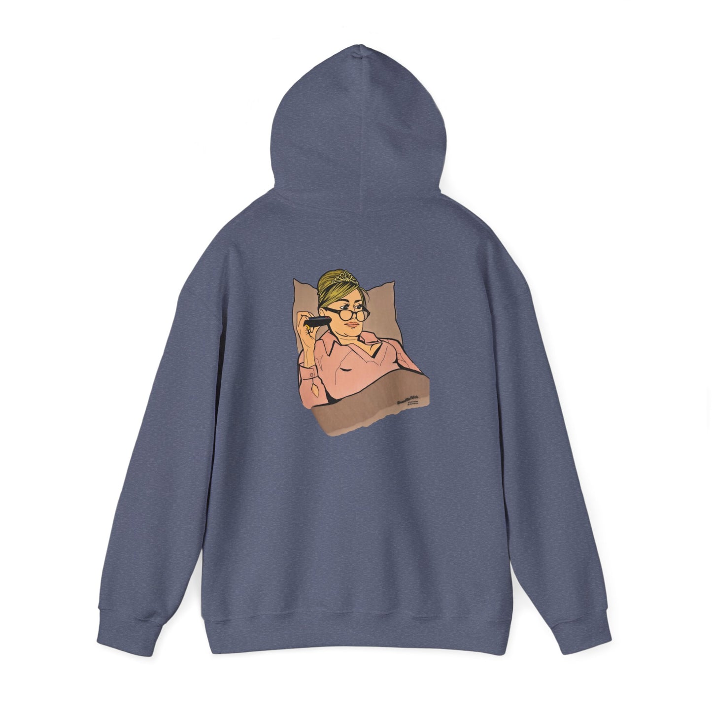 RHONY Sonja in bed with Crown, Unisex Hoodie, featuring Sonja Morgan