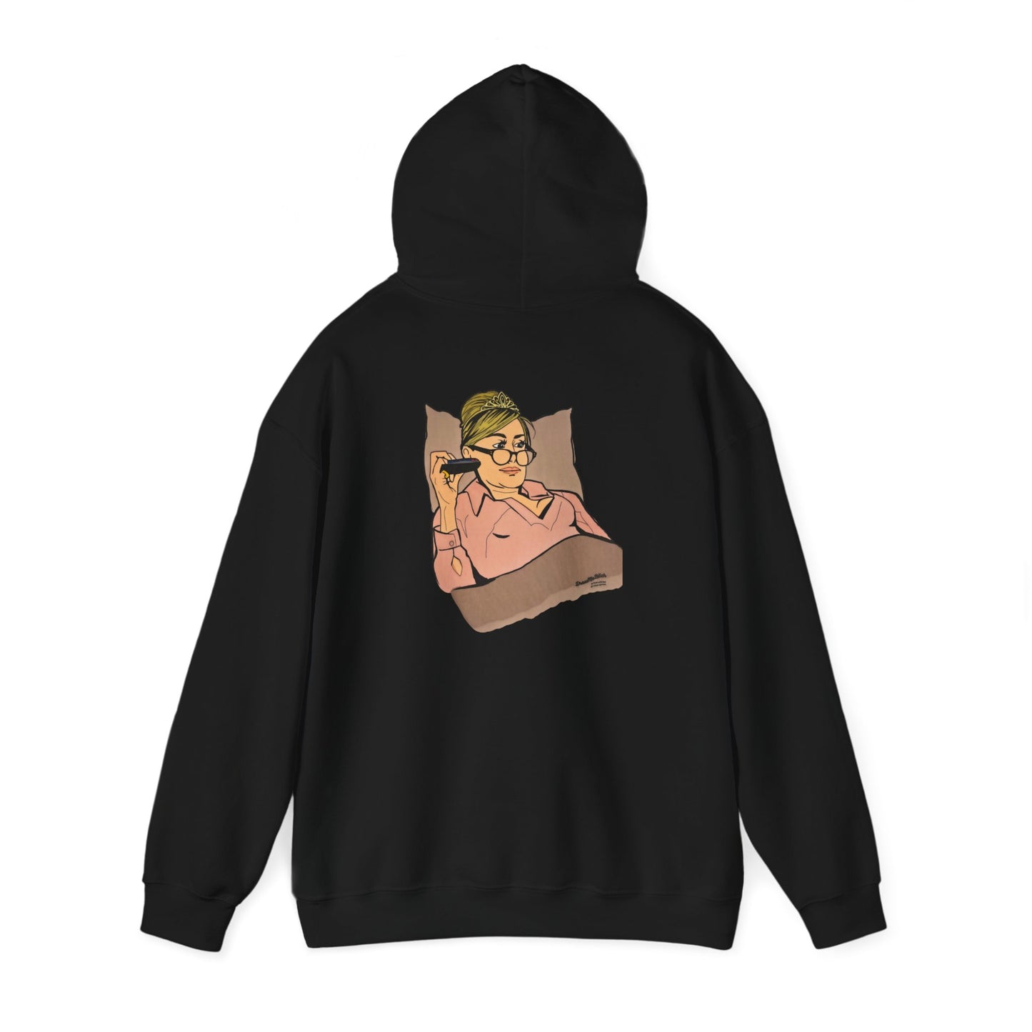 RHONY Sonja in bed with Crown, Unisex Hoodie, featuring Sonja Morgan