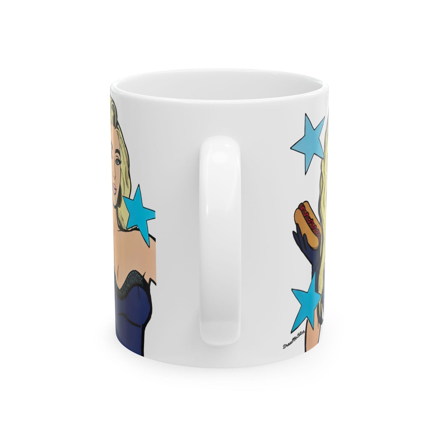 RHOBH Erika & Hot Dog featuring Erika Jayne, Ceramic Mug