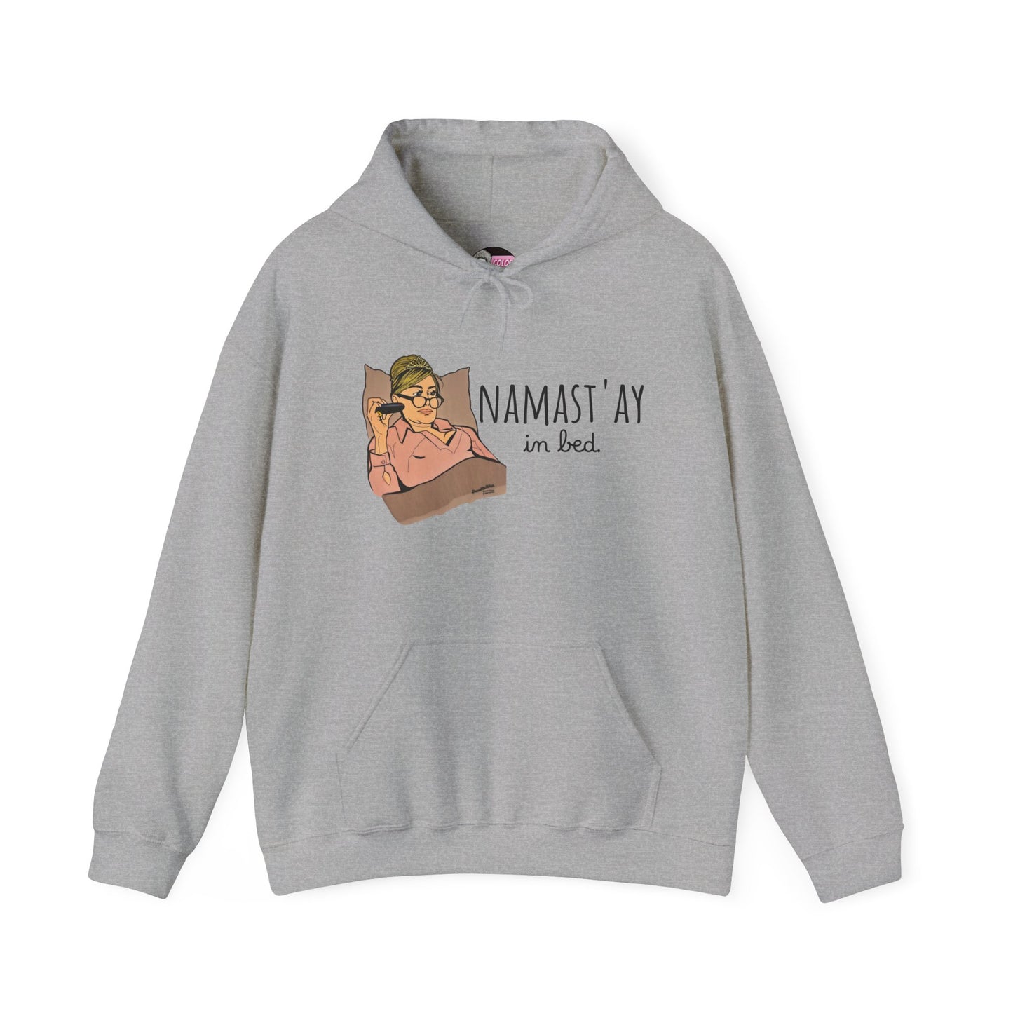 RHONY Sonja in bed with Crown, Unisex Hoodie, featuring Sonja Morgan