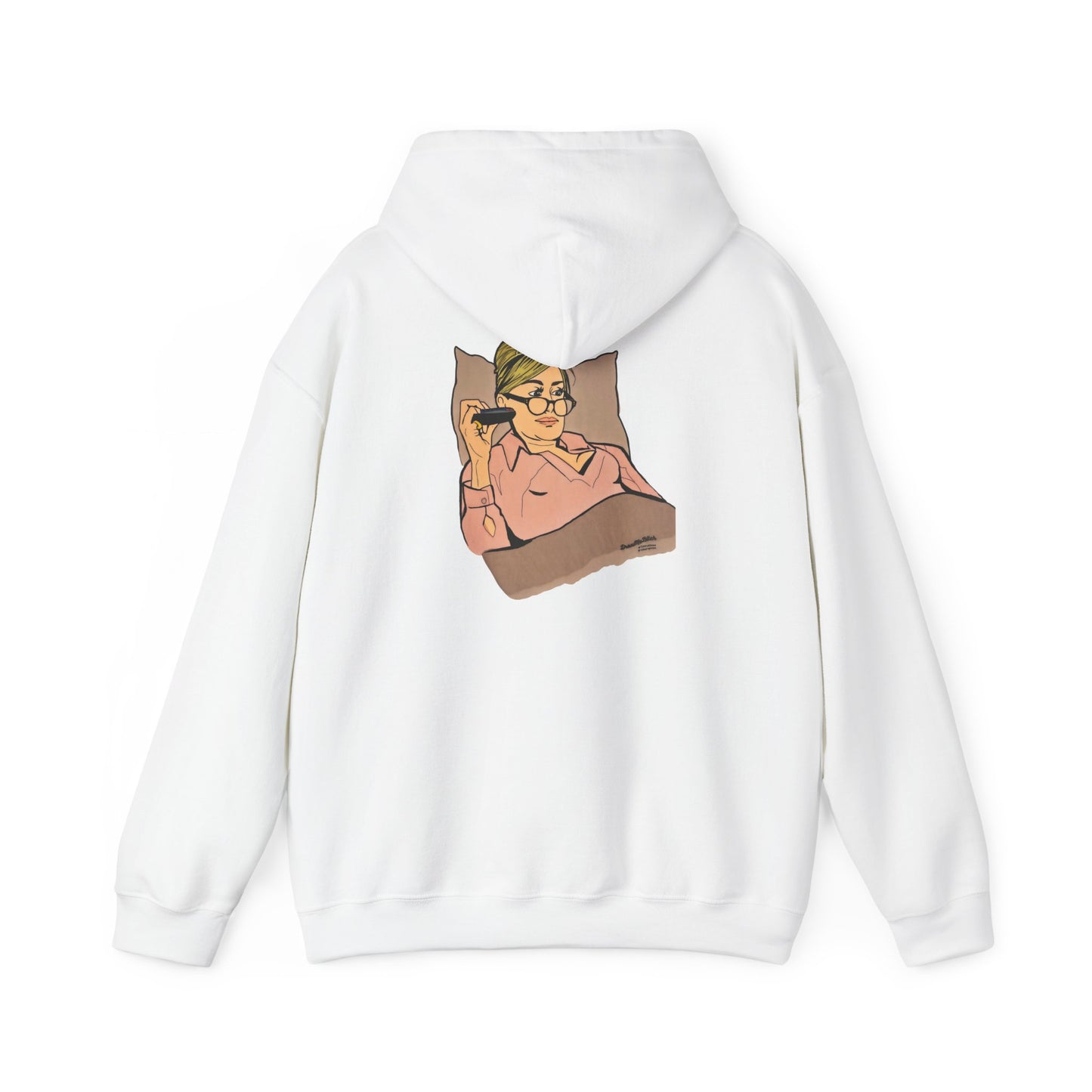 RHONY Sonja in bed with Crown, Unisex Hoodie, featuring Sonja Morgan