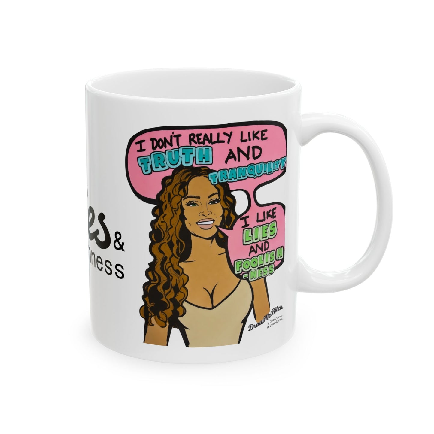 RHOP Gizelle Lies & Foolishness, Ceramic Mug, (11oz, 15oz) Featuring Gizelle Bryant