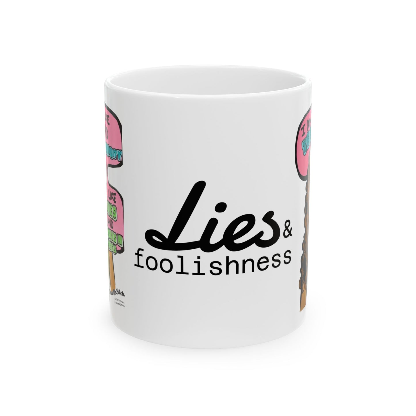 RHOP Gizelle Lies & Foolishness, Ceramic Mug, (11oz, 15oz) Featuring Gizelle Bryant