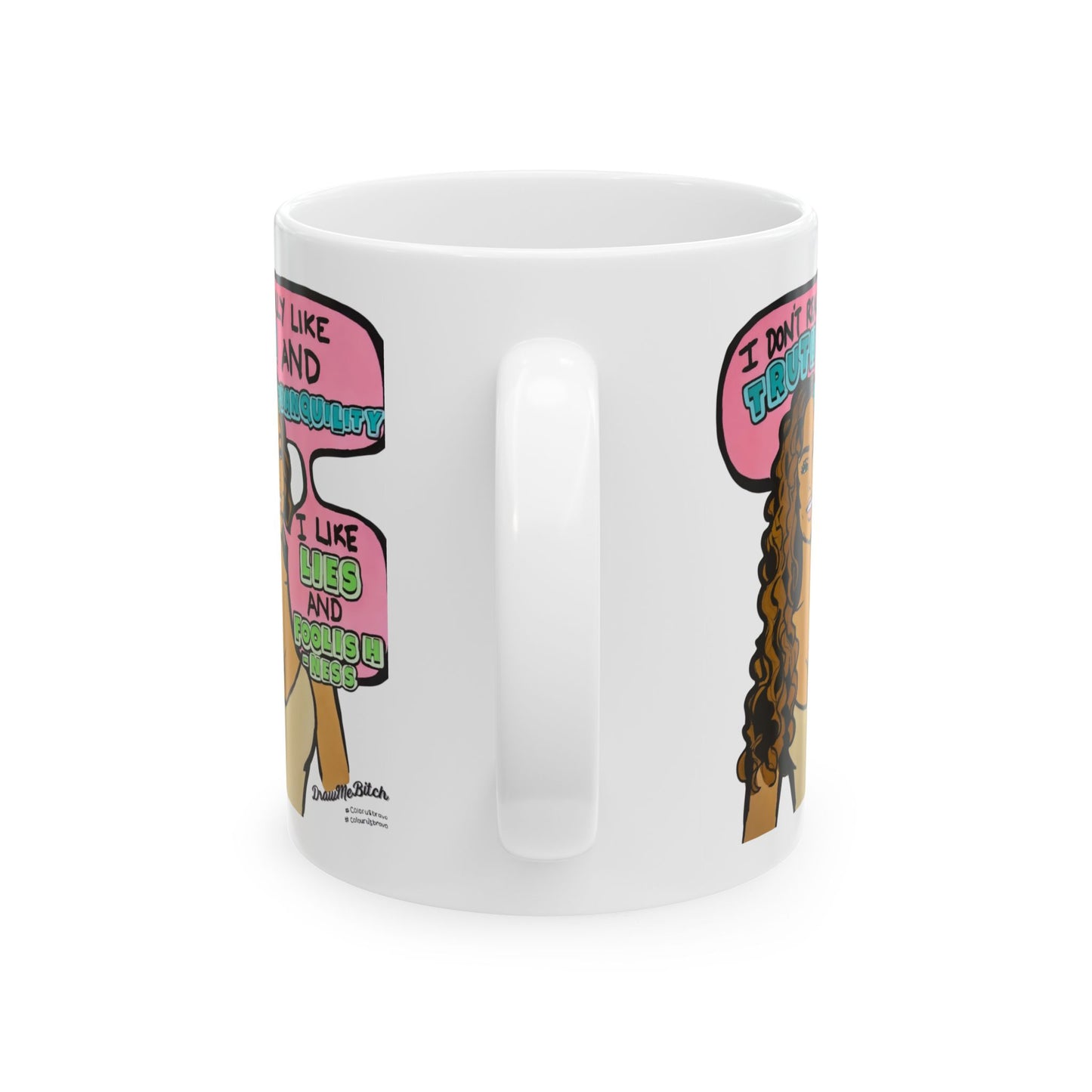 RHOP Gizelle Lies & Foolishness, Ceramic Mug, (11oz, 15oz) Featuring Gizelle Bryant