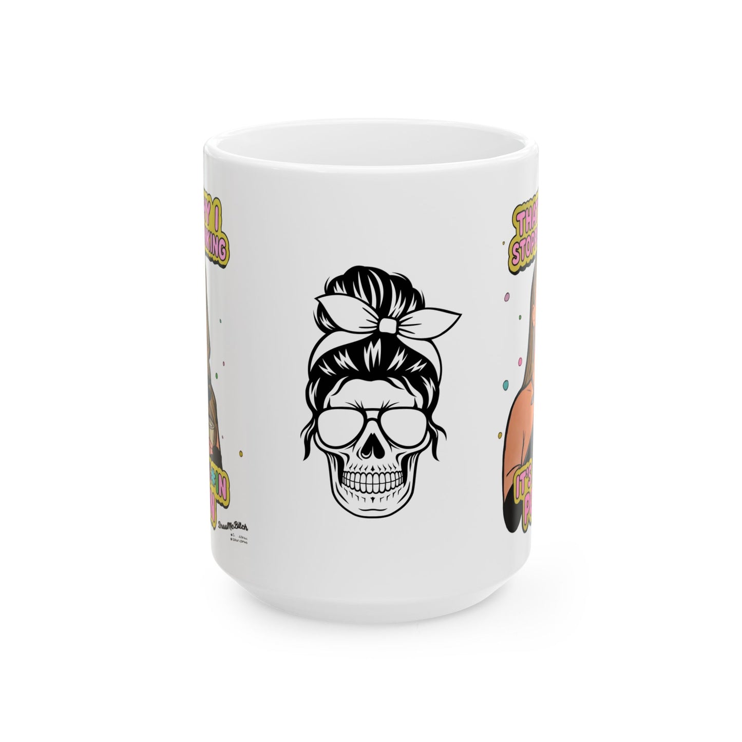 RHOM Lisa Doesn't Drink Poison, Ceramic Mug, (11oz, 15oz) Featuring Lisa Hochstein