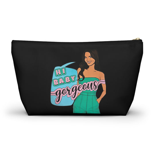RHOSLC "Hey Baby Gorgeous" - Accessory Pouch w T-bottom featuring Lisa Barlow