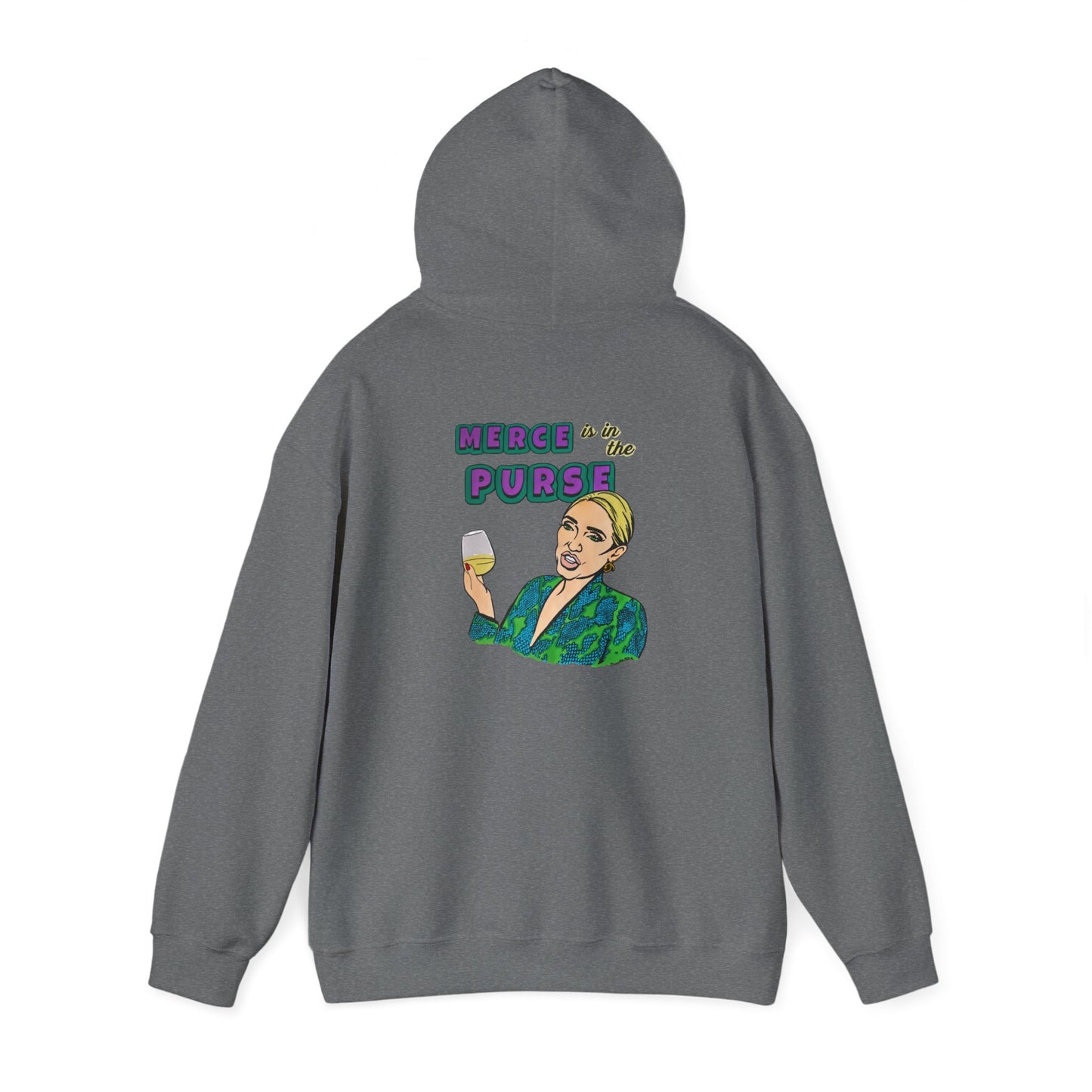 RHOBH Erika "Merce is in the Purse", Unisex Hoodie, featuring Erika Jayne