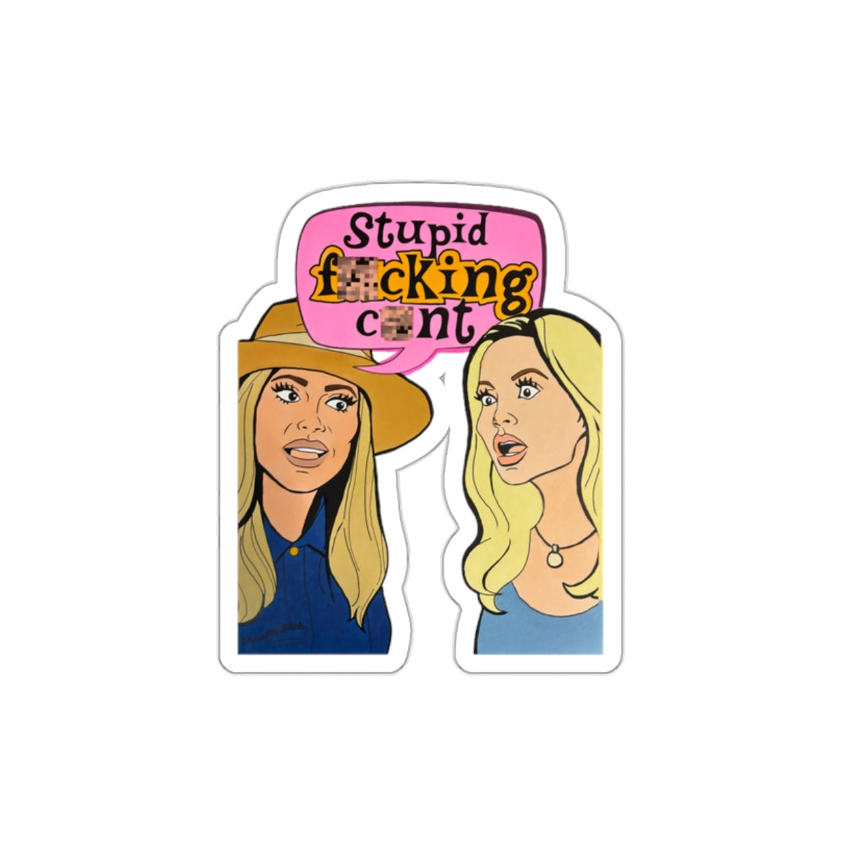 RHOBH Stickers by ColorUsBravo | 3”, Glossy, Die Cut”