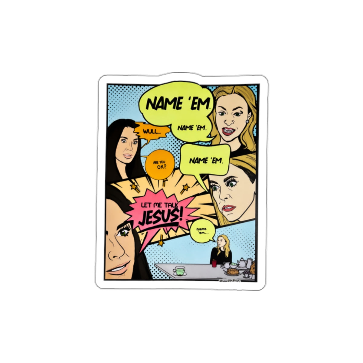 RHOBH Stickers by ColorUsBravo | 3”, Glossy, Die Cut”