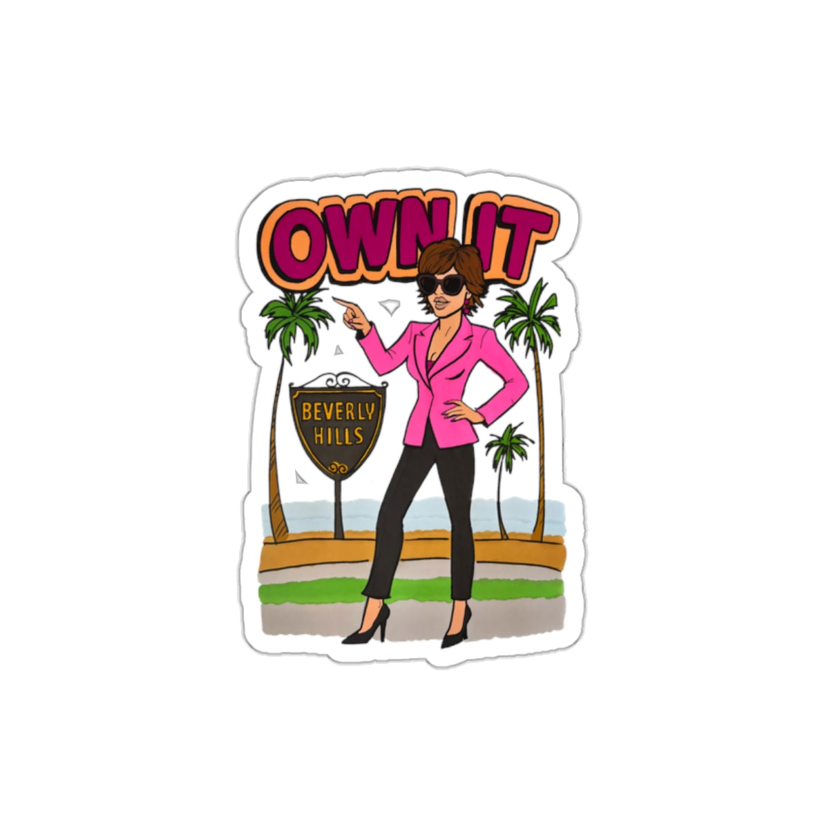 RHOBH Stickers by ColorUsBravo | 3”, Glossy, Die Cut”