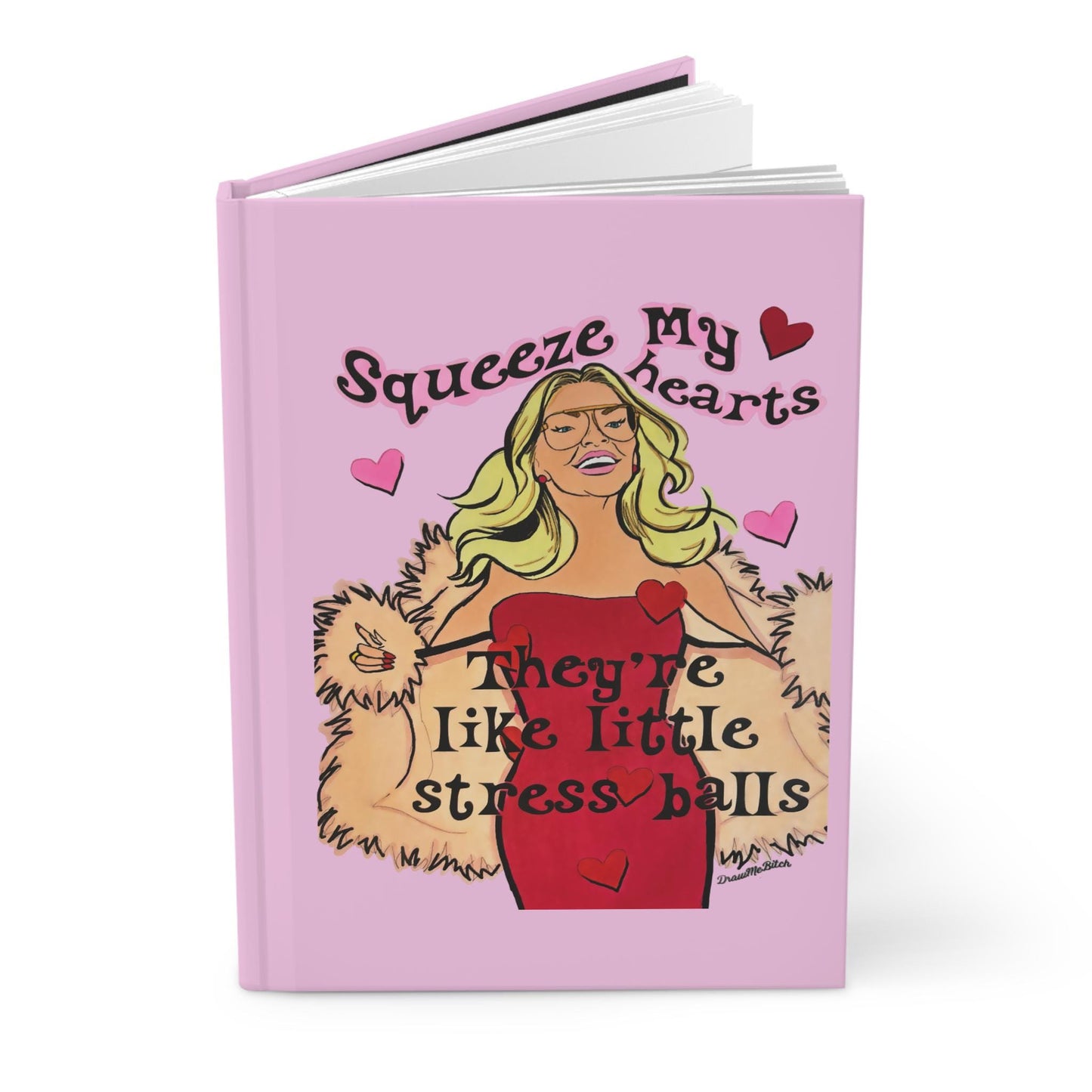 RHOSLC Heather Stress Ball Hearts featuring Heather Gay, Journal/Notebook