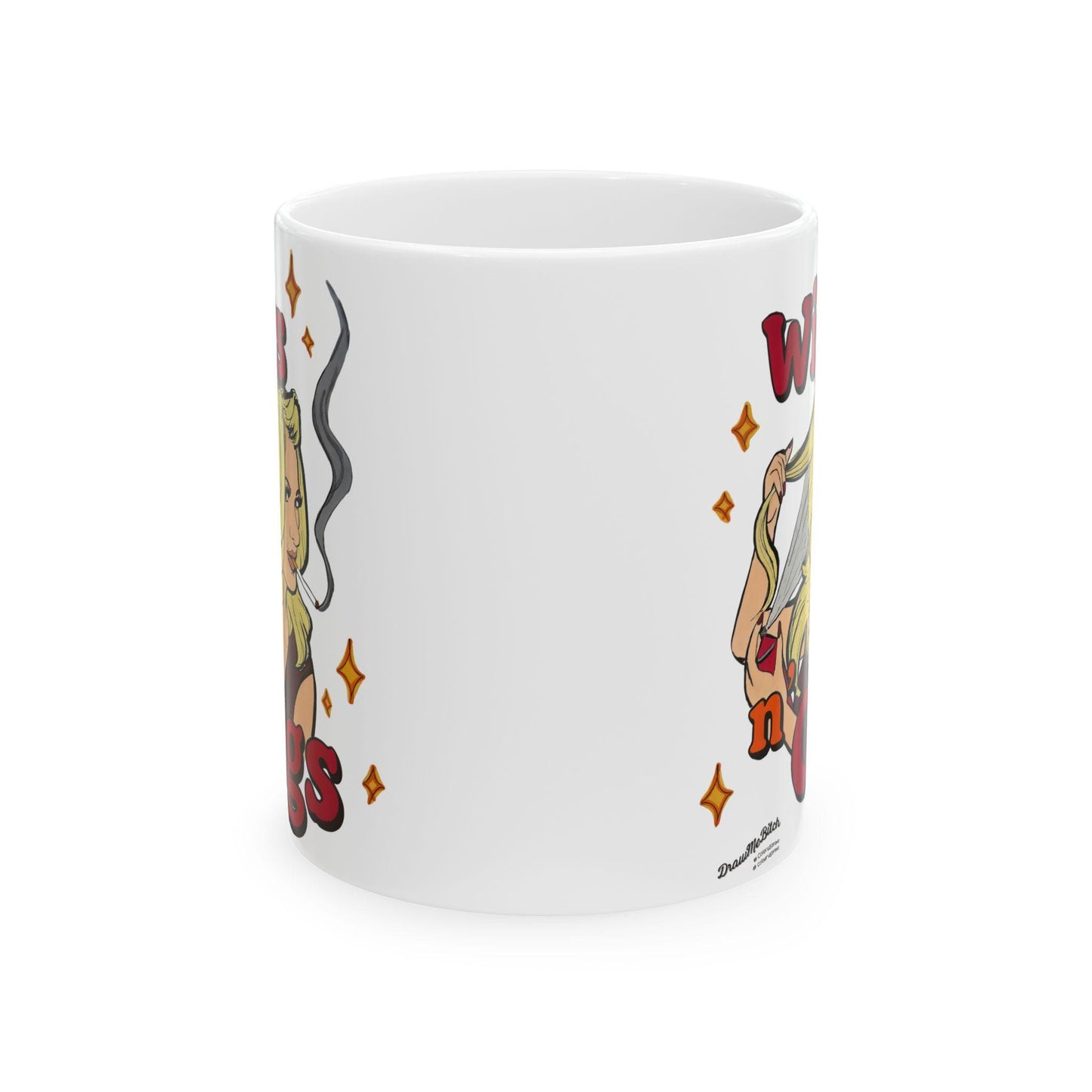 RHOA Kim "Wigs n' Cigs" featuring Kim Zolciak, Ceramic Mug