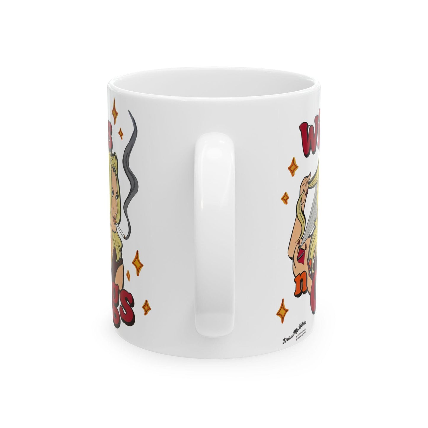 RHOA Kim "Wigs n' Cigs" featuring Kim Zolciak, Ceramic Mug
