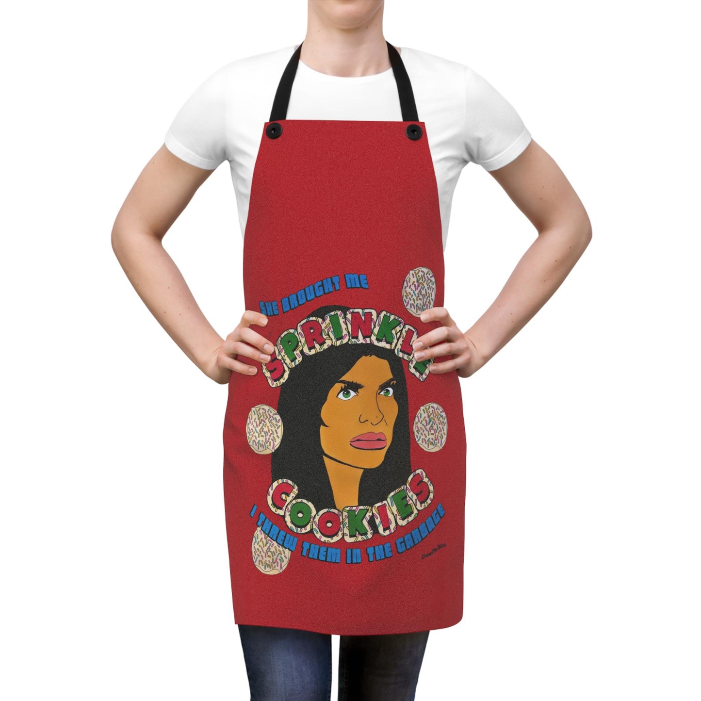 RHONJ Teresa Sprinkle Cookies, Italian Cooking Apron, featuring Teresa Giudice