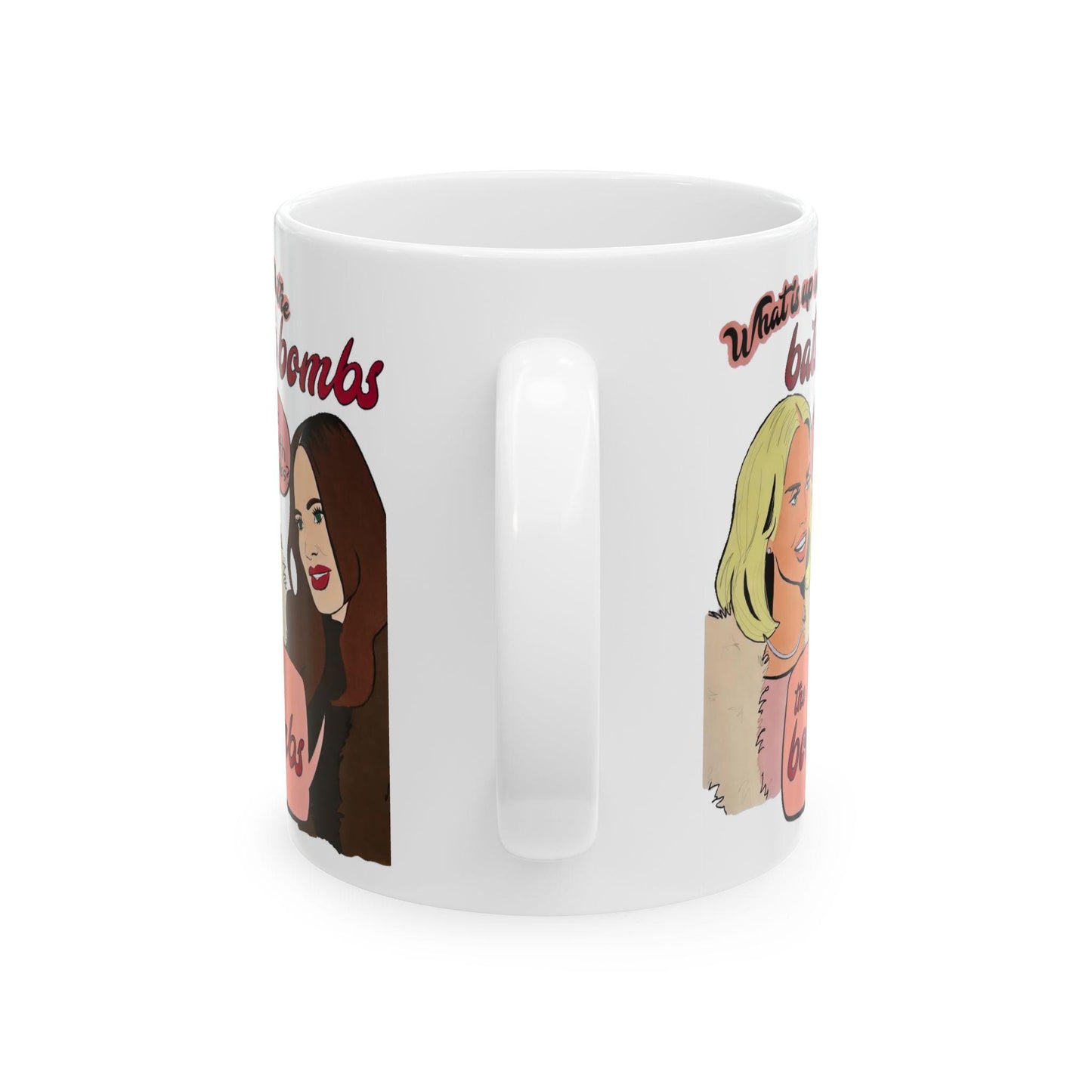 RHOSLC Bath Bombs, featuring Whitney Rose & Meredith Marks, Ceramic Mug