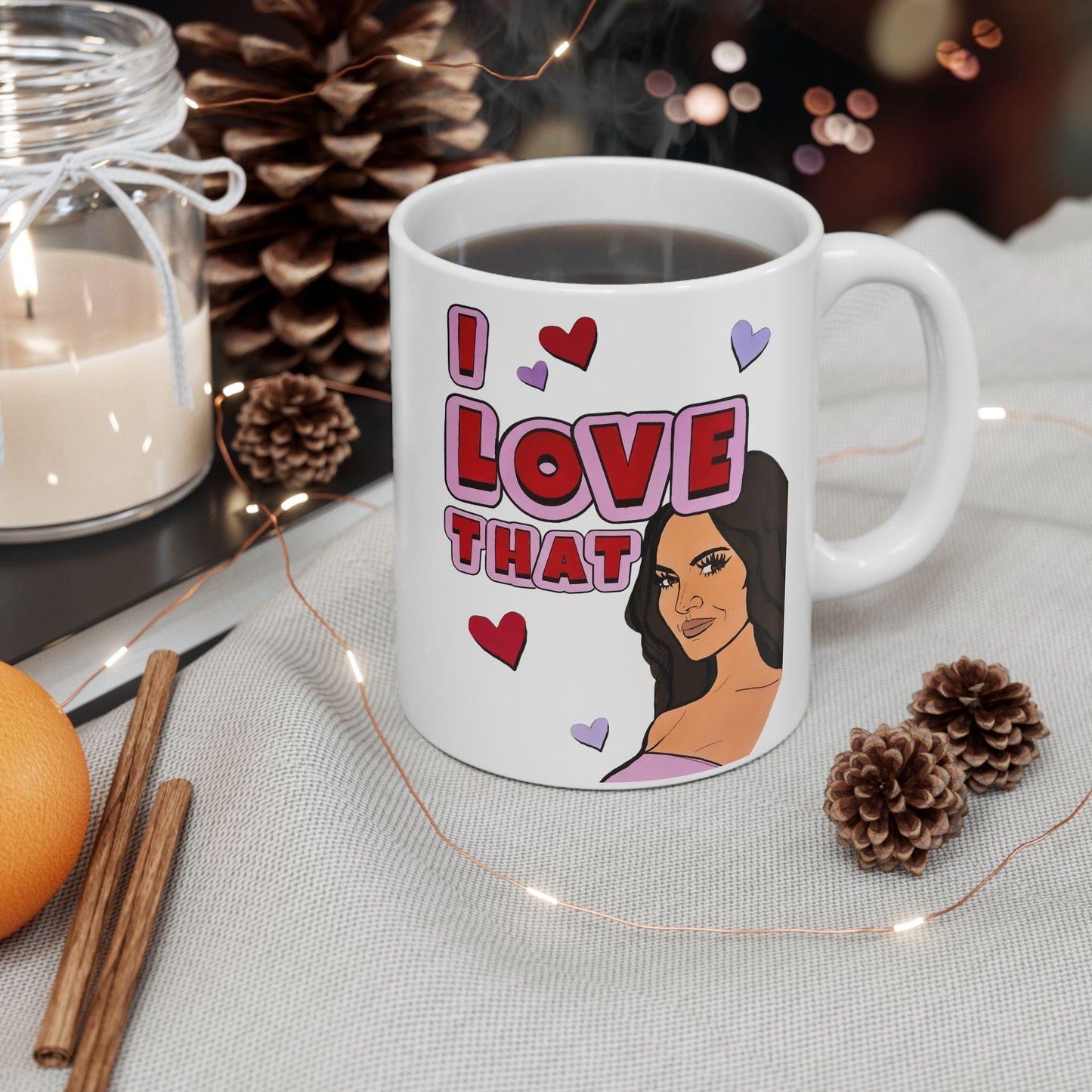 RHOSLC "Love That" featuring Lisa Barlow, Ceramic Mug