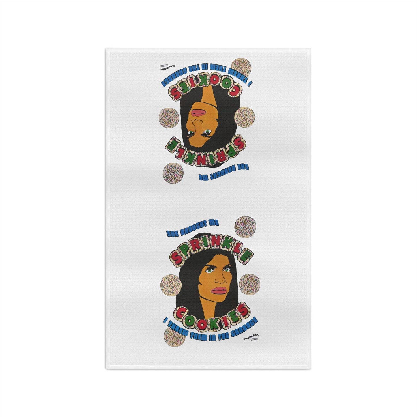 RHONJ Sprinkle Cookies, Tea Towel featuring Teresa Guidice