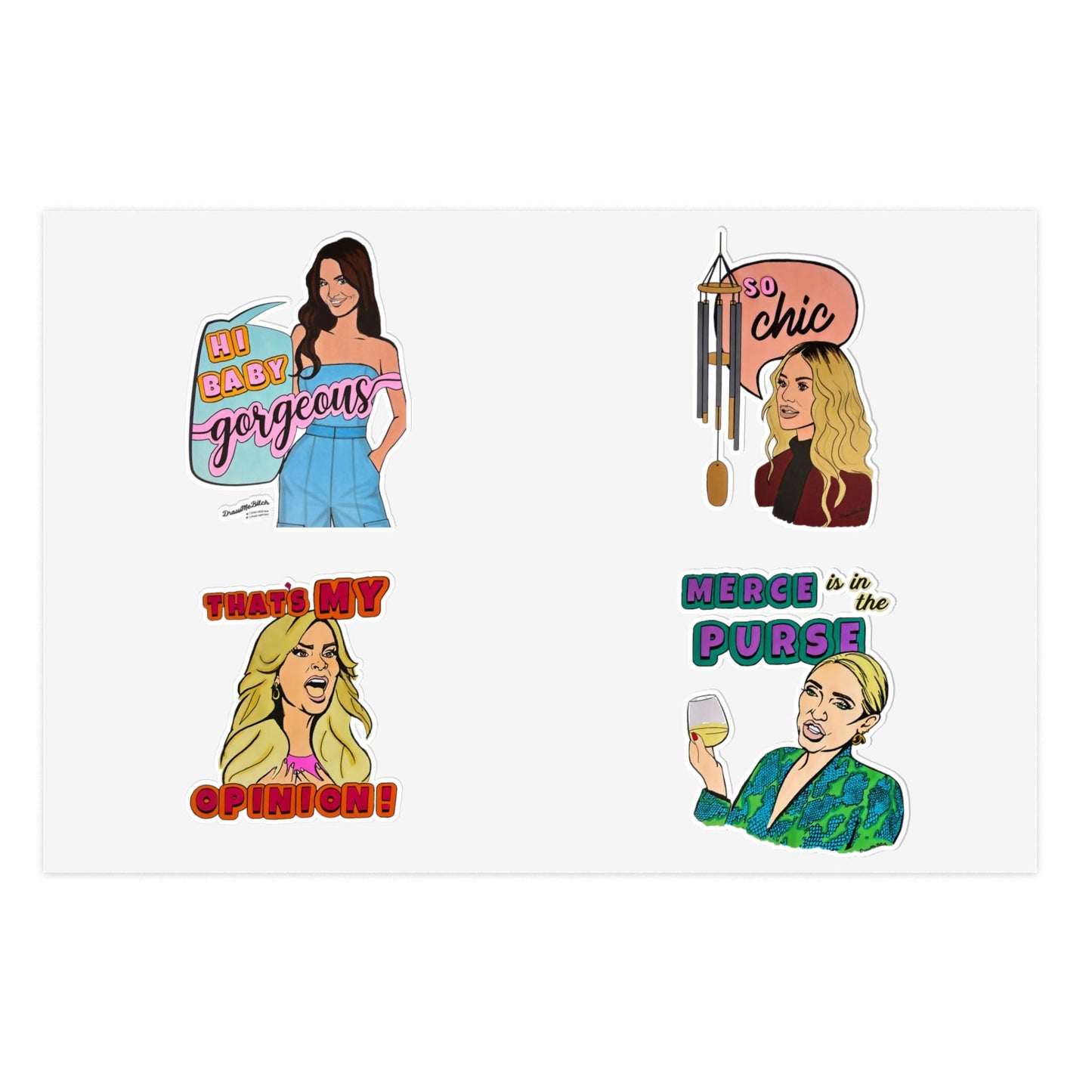 ColorUsBravo Sticker Pack: Bravo Icons Only (Set of 16)