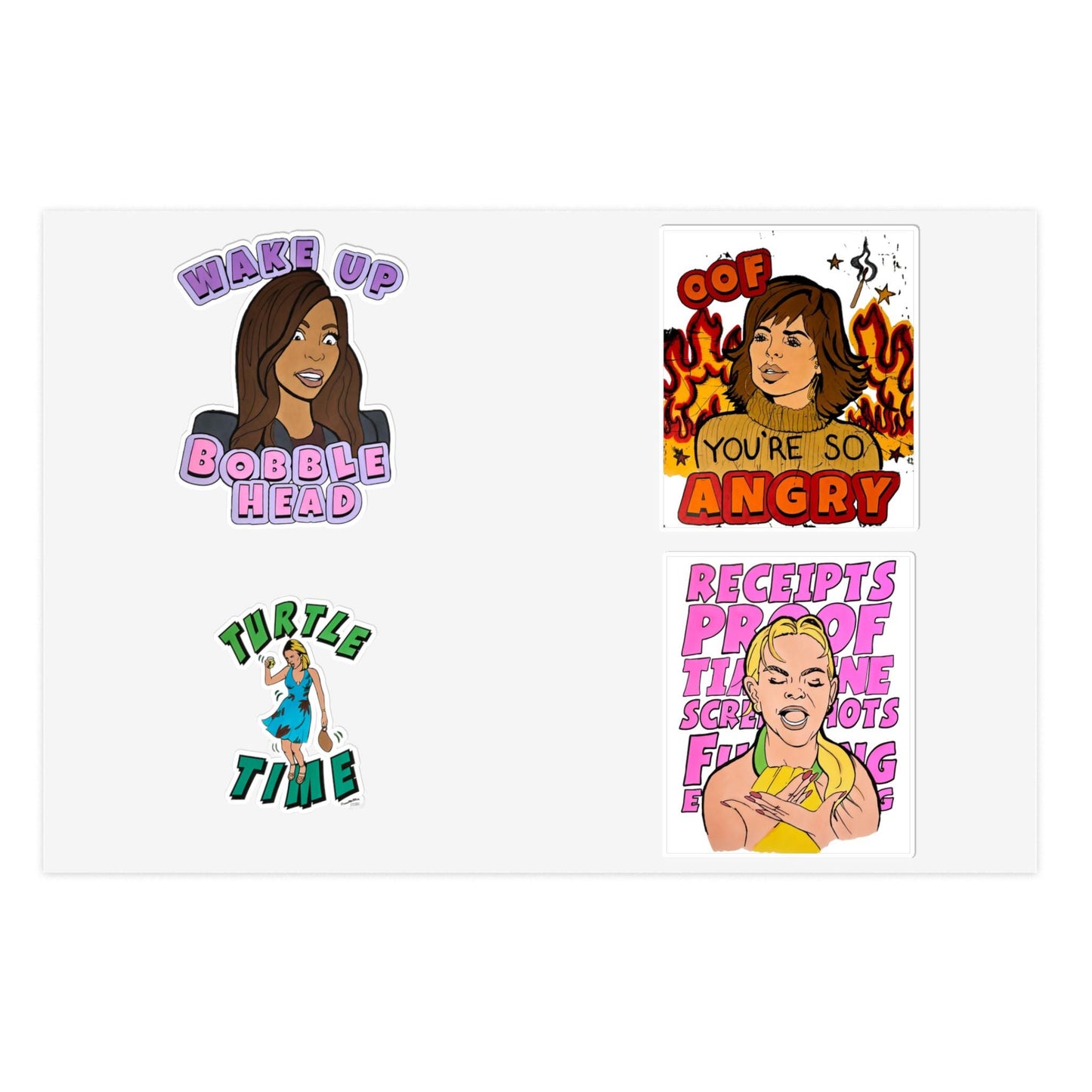 ColorUsBravo Sticker Pack: Bravo Icons Only (Set of 16)