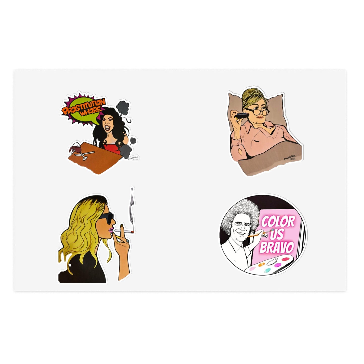 ColorUsBravo Sticker Pack: Bravo Icons Only (Set of 16)