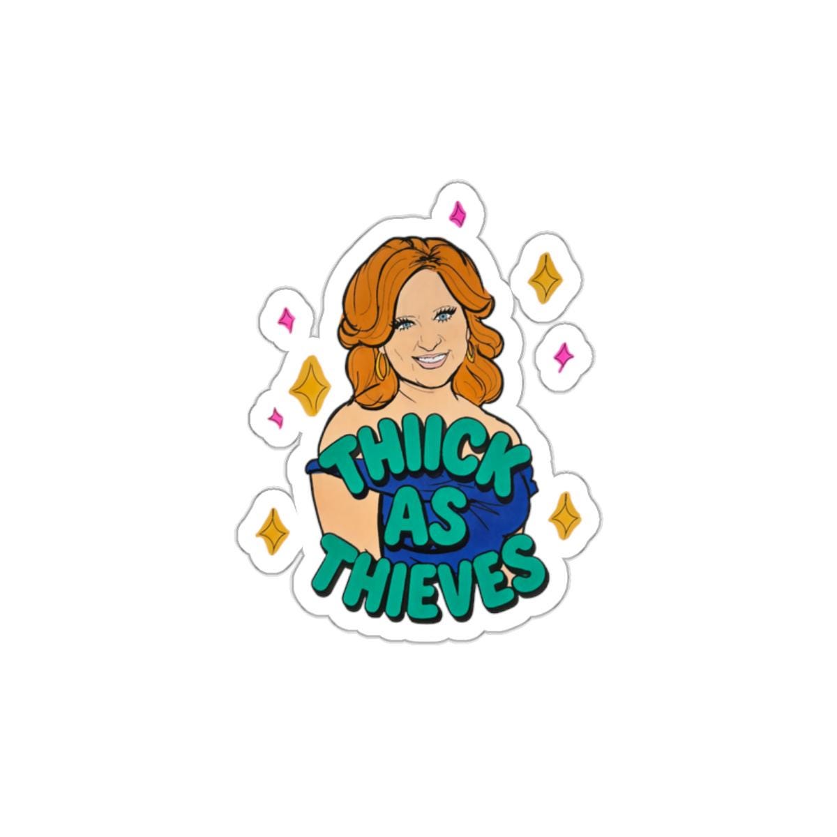 RHONJ Stickers by ColorUsBravo | 3”, Glossy, Die Cut