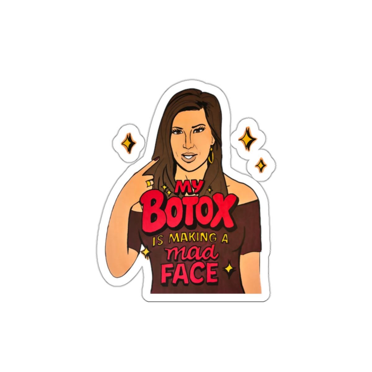 RHONJ Stickers by ColorUsBravo | 3”, Glossy, Die Cut