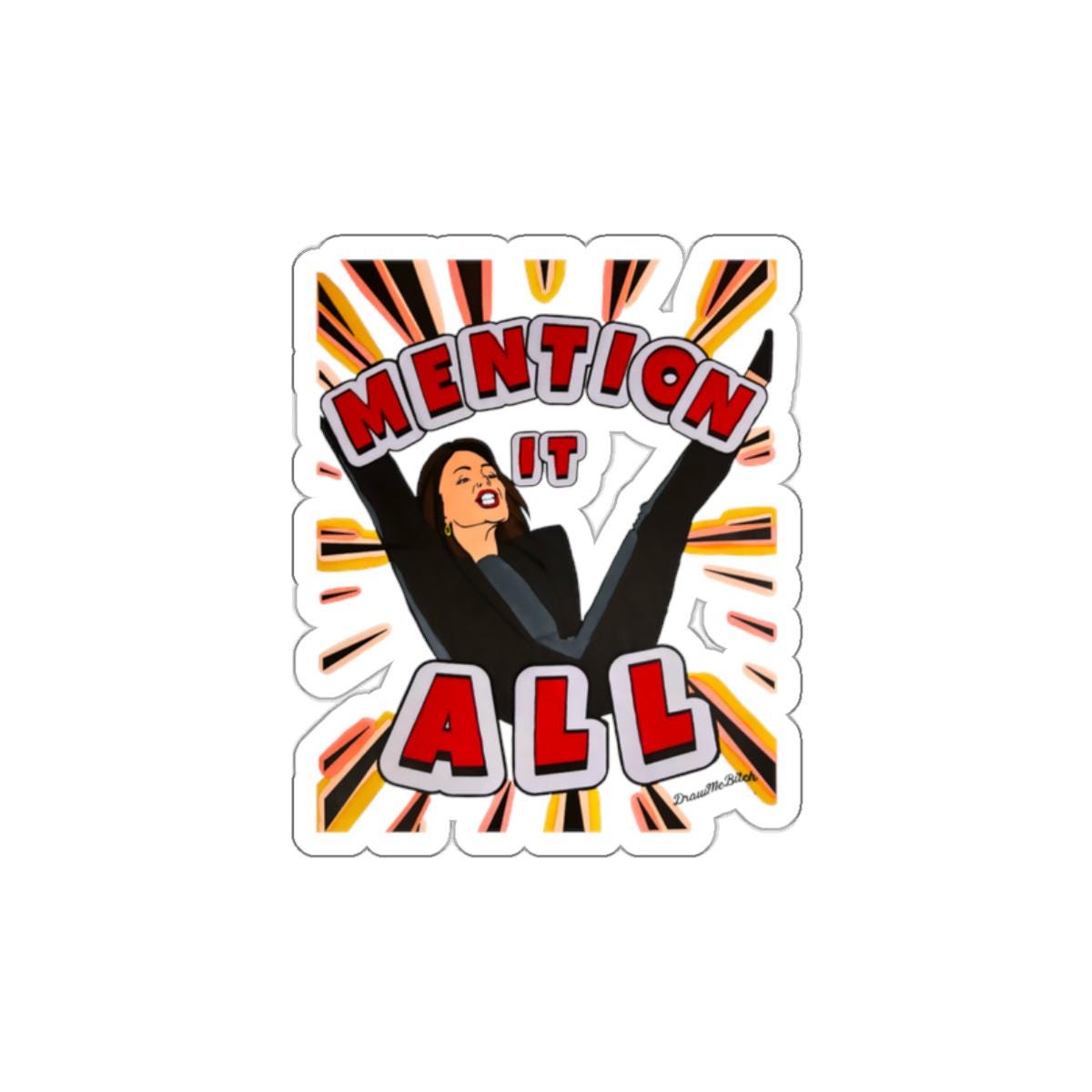 RHONY Stickers by ColorUsBravo | 3”, Glossy, Die Cut”