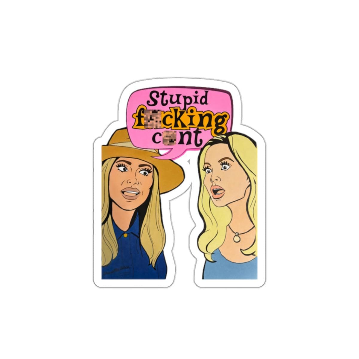 RHOBH Stickers by ColorUsBravo | 3”, Glossy, Die Cut”
