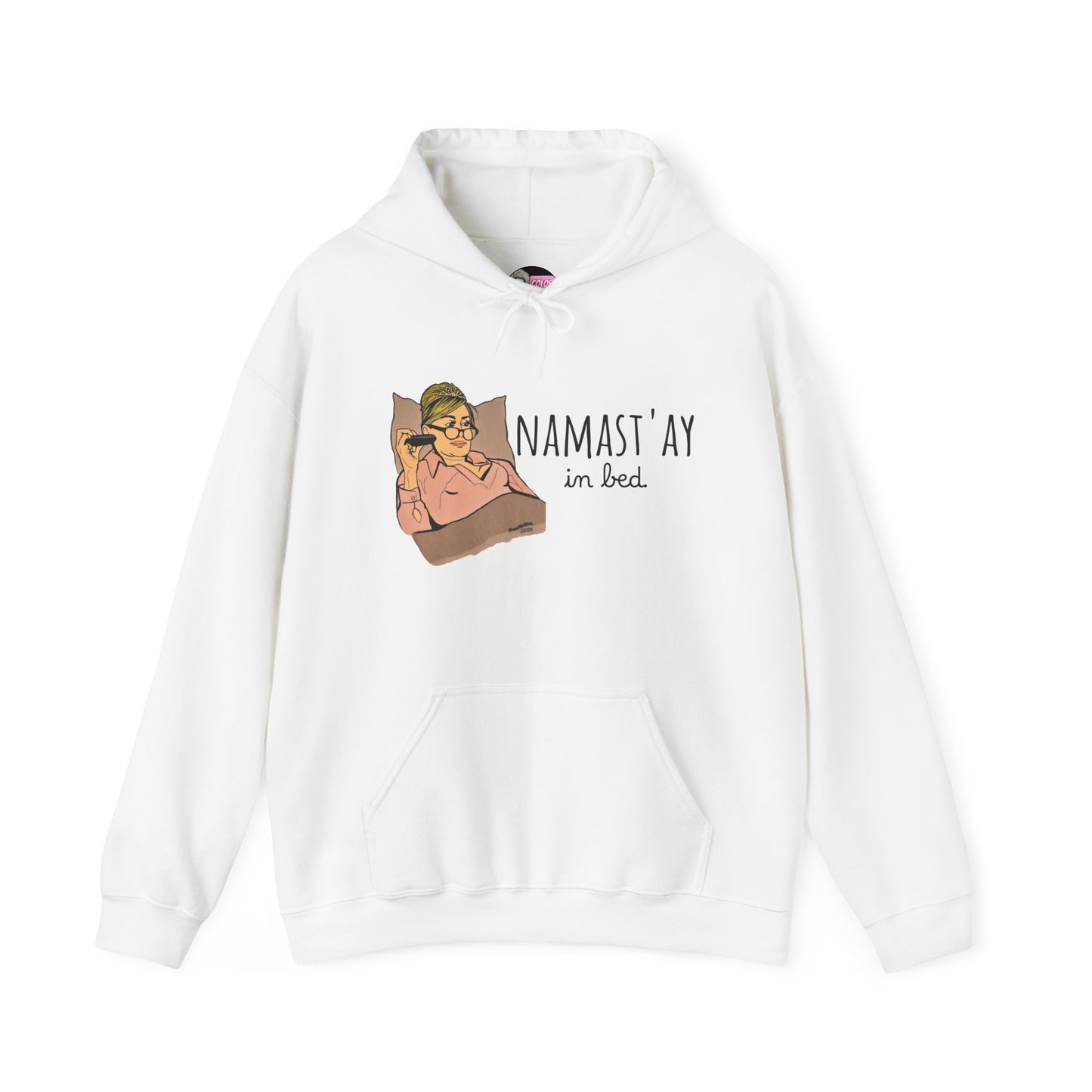 RHONY Sonja in bed with Crown, Unisex Hoodie, featuring Sonja Morgan