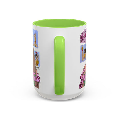 RHORI Alicia Loves Janes Fonda, Ceramic Mug, (11oz, 15oz) featuring Kelsey Swanson & Rosie Woods