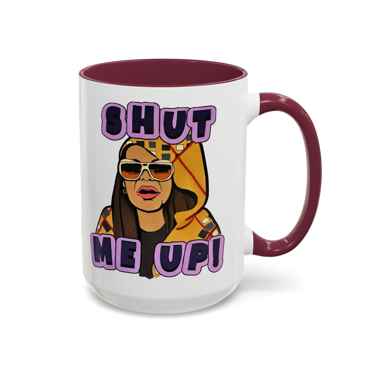 RHOSLC Shut Me Up!, Ceramic Mug, (11oz, 15oz) Featuring Mary Cosby