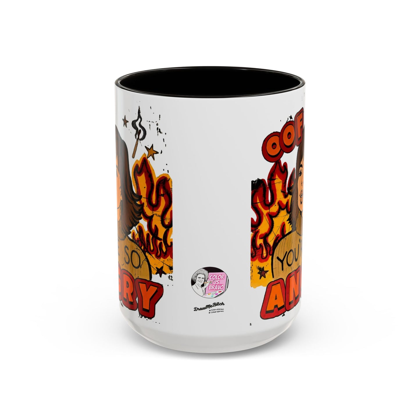 RHOBH, "OOF You're Angry" Ceramic Mug, (11oz, 15oz) featuring Lisa Rinna